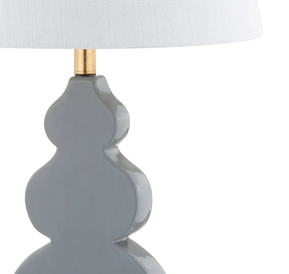 29" Gold Novelty Table Lamp LED With Drum Shade HomeRoots