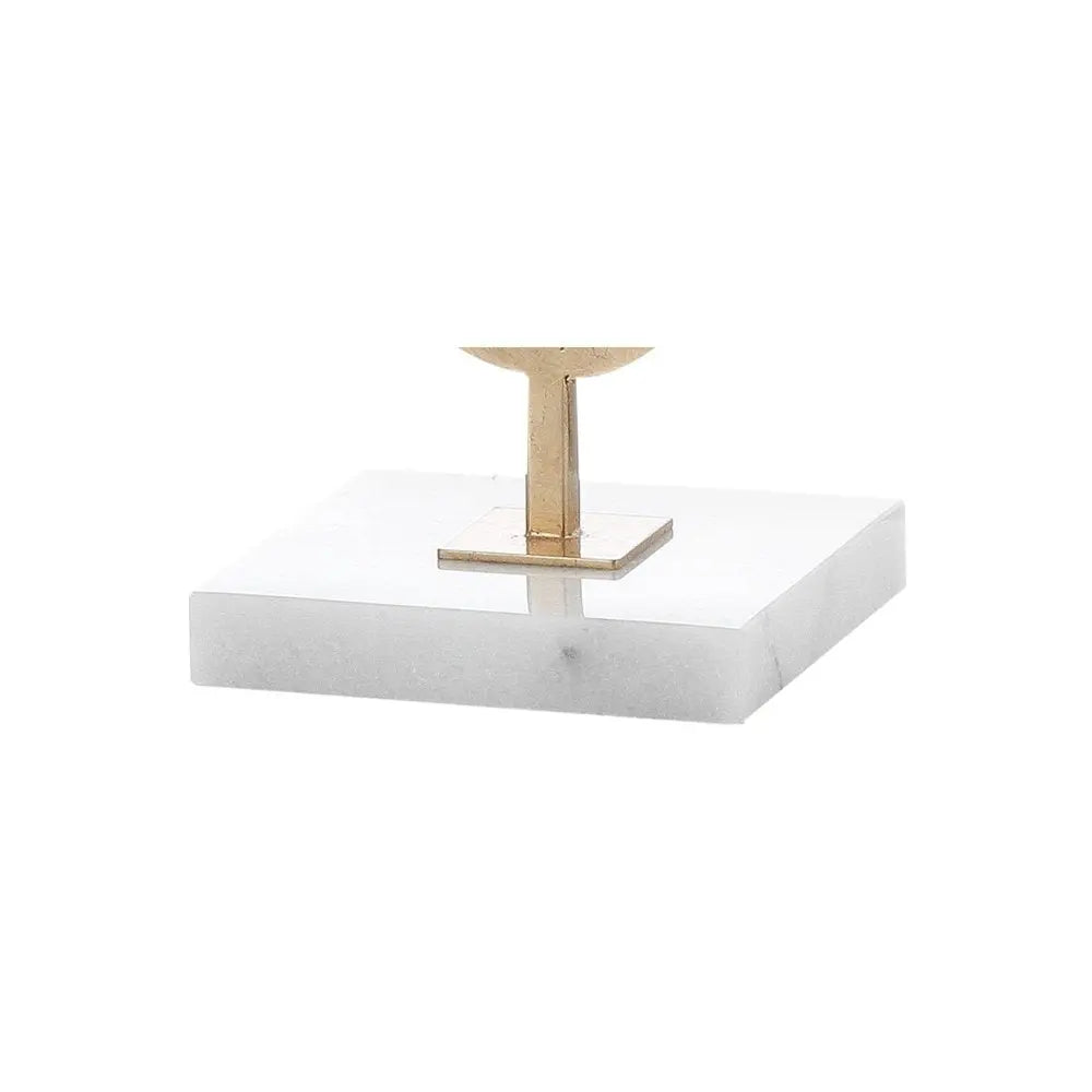 31" White Novelty Table Lamp LED With Drum Shade HomeRoots