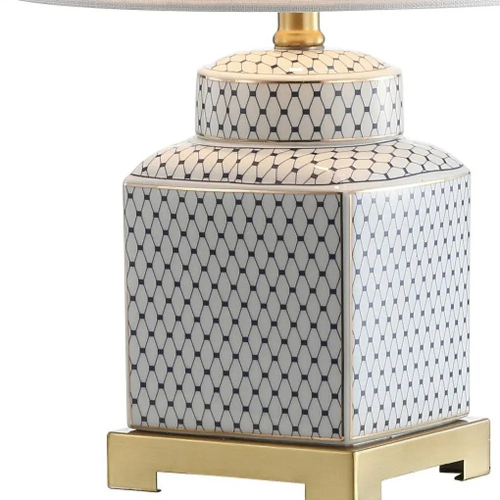 22" Gold Novelty Table Lamp LED With Globe Shade HomeRoots