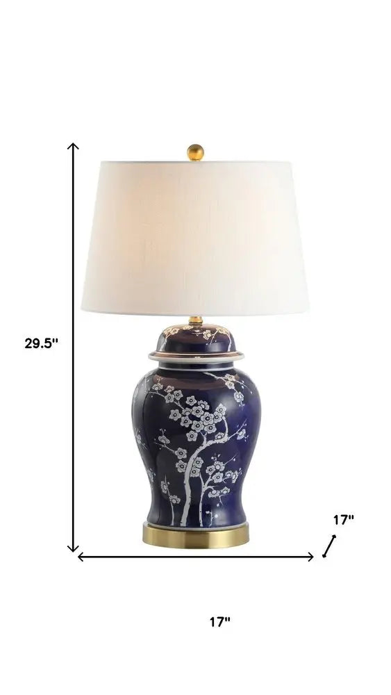 30" Gold Novelty Table Lamp LED With Globe Shade HomeRoots