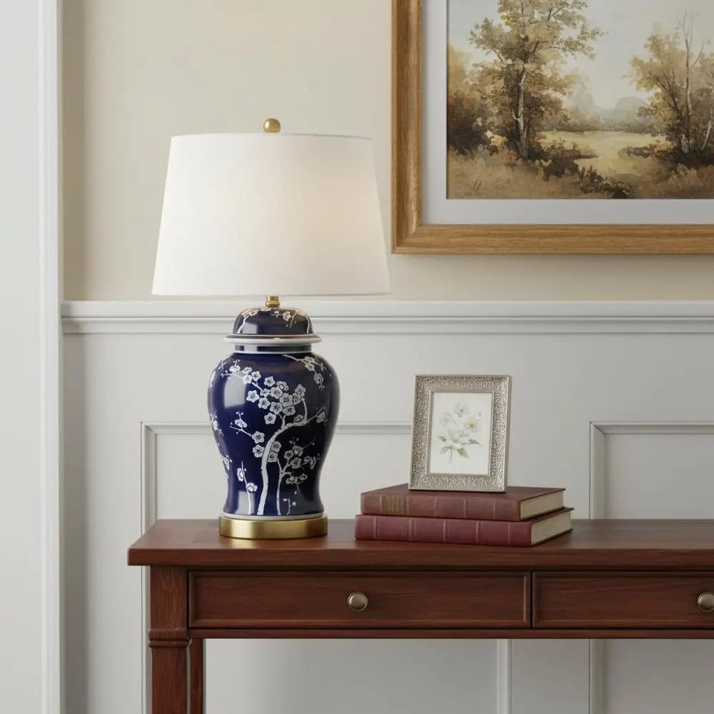 30" Gold Novelty Table Lamp LED With Globe Shade HomeRoots