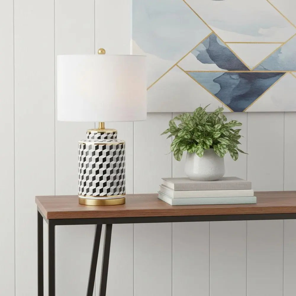 25" Gold Novelty Table Lamp LED With Globe Shade HomeRoots