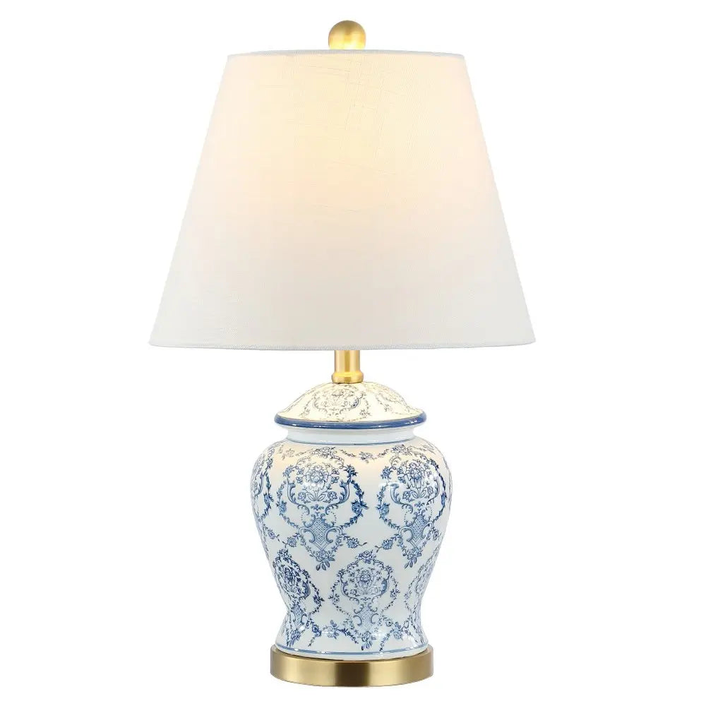 22" Gold Urn Table Lamp LED With Empire Shade HomeRoots