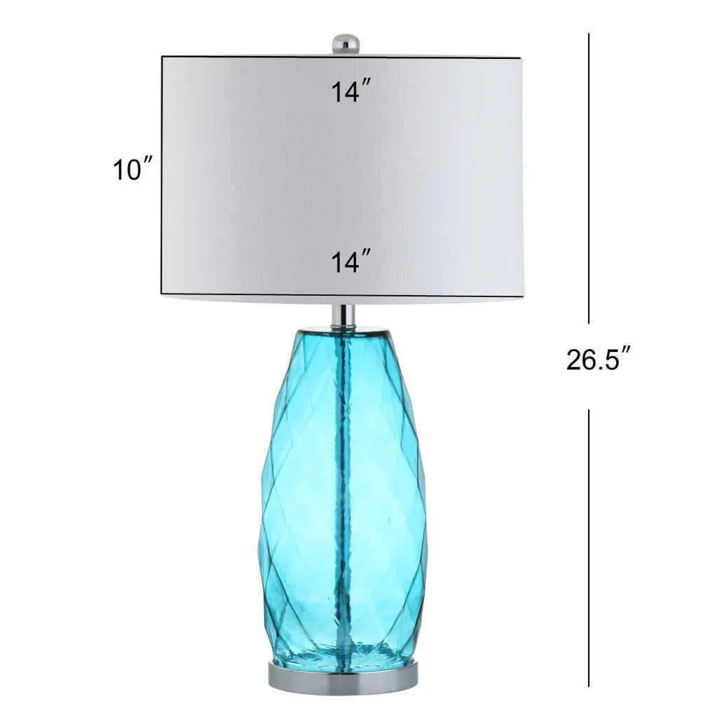 27" Silver Novelty Table Lamp LED With Drum Shade HomeRoots