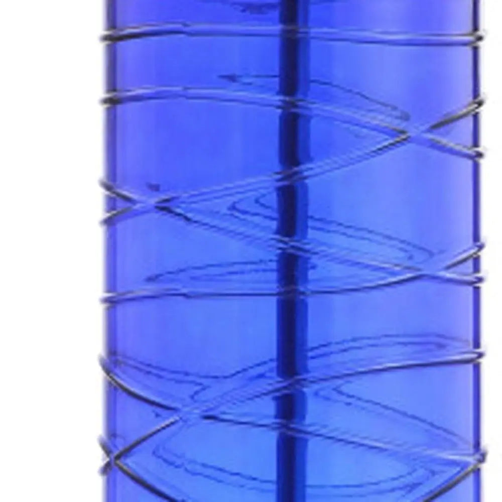 Set of Two 28" Clear Novelty Table Lamps LED With Globe Shades HomeRoots