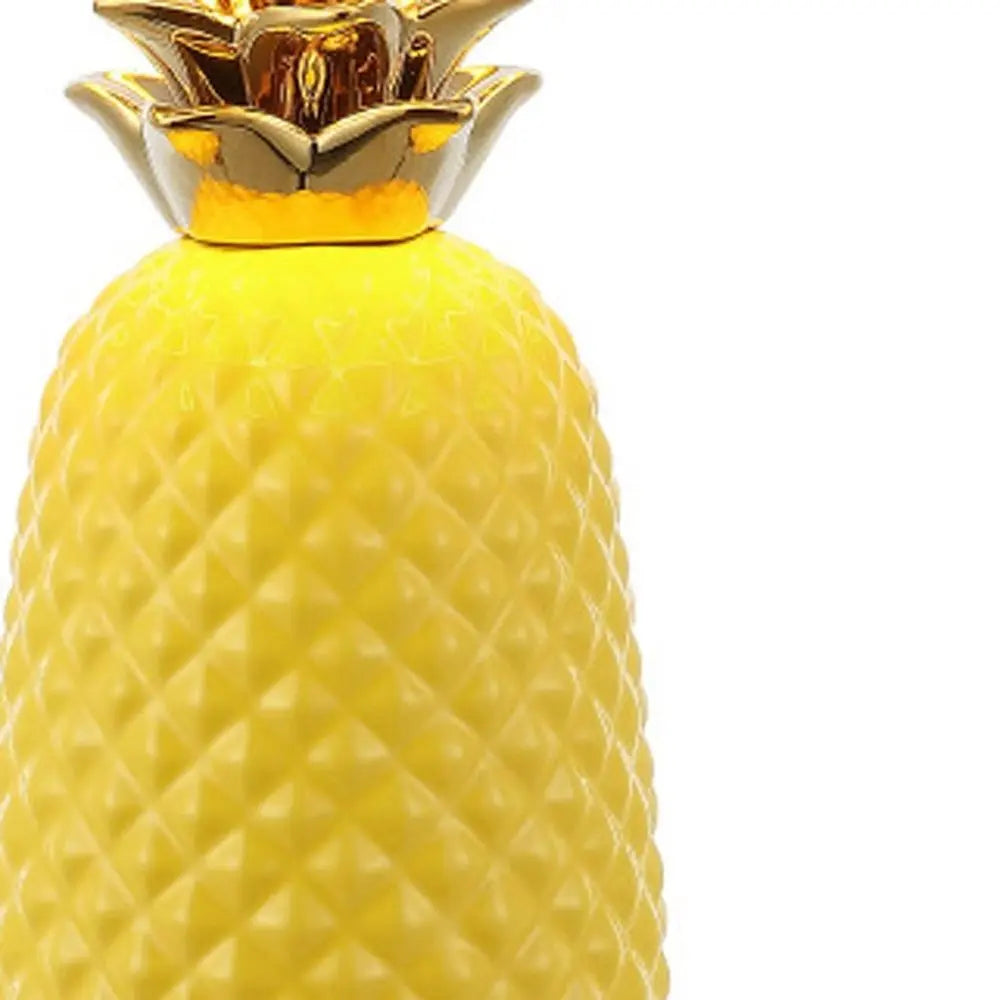 23" Clear Pineapple Table Lamp LED With Globe Shade HomeRoots