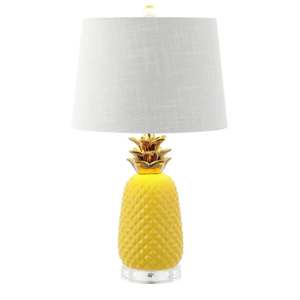 23" Clear Pineapple Table Lamp LED With Globe Shade HomeRoots