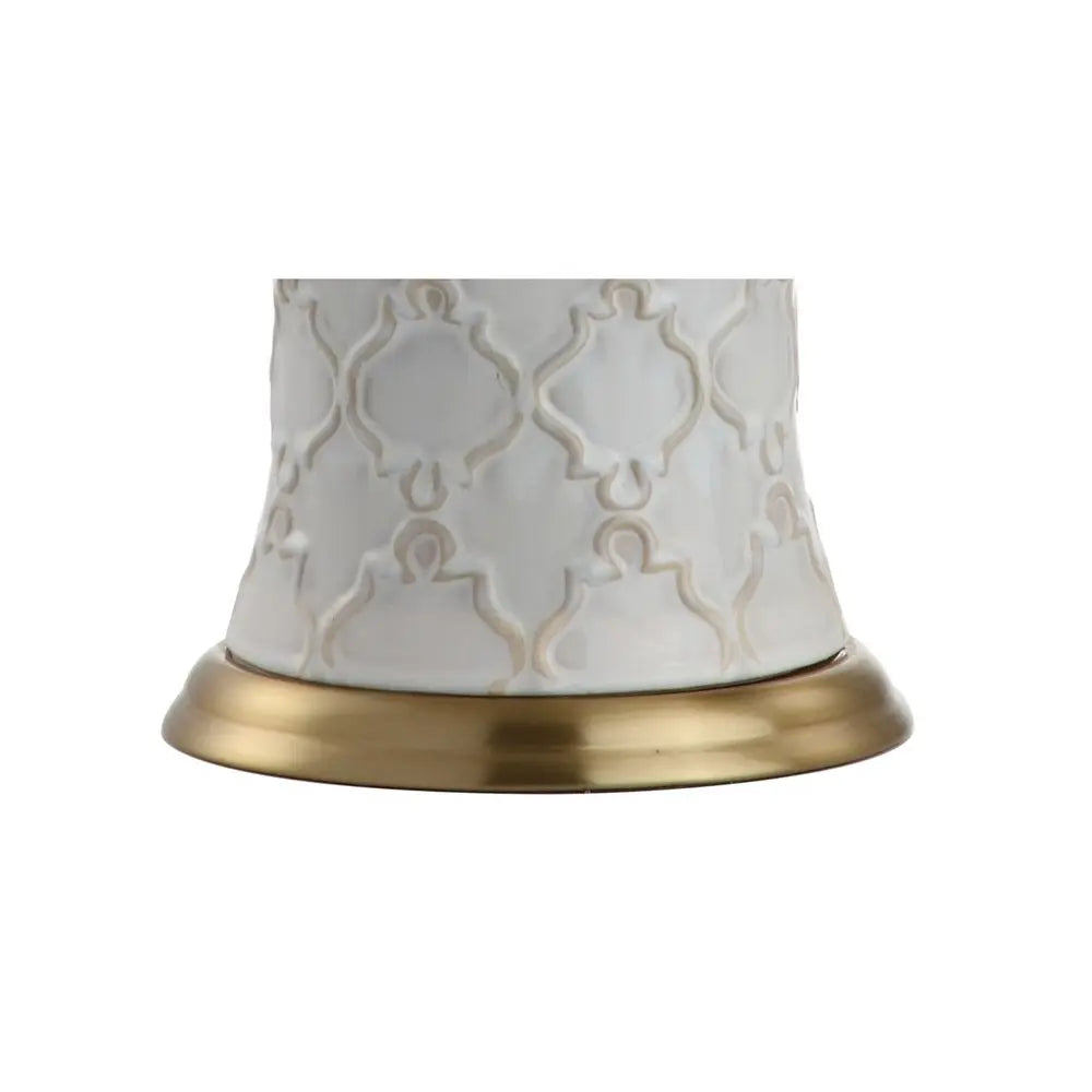 29" Gold Novelty Table Lamp LED With Drum Shade HomeRoots