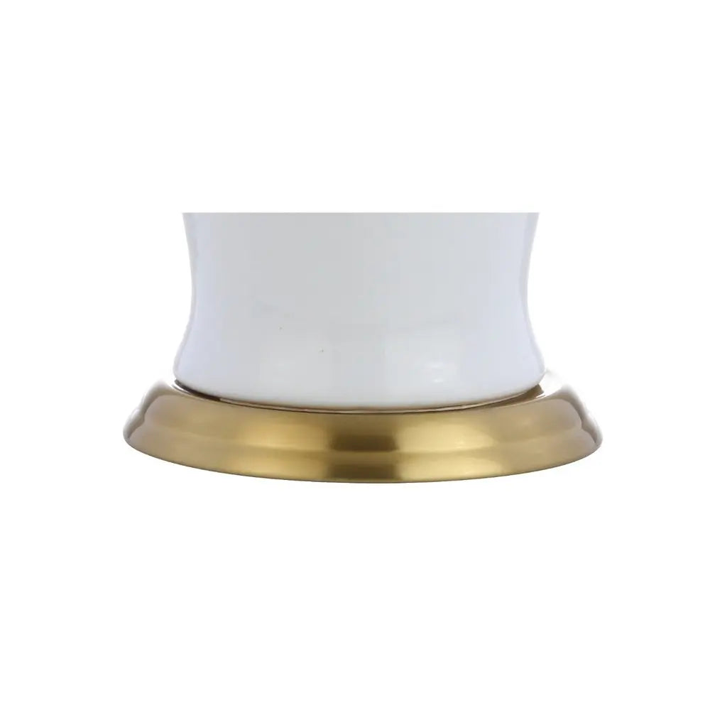 29" Gold Urn Table Lamp LED With Drum Shade HomeRoots