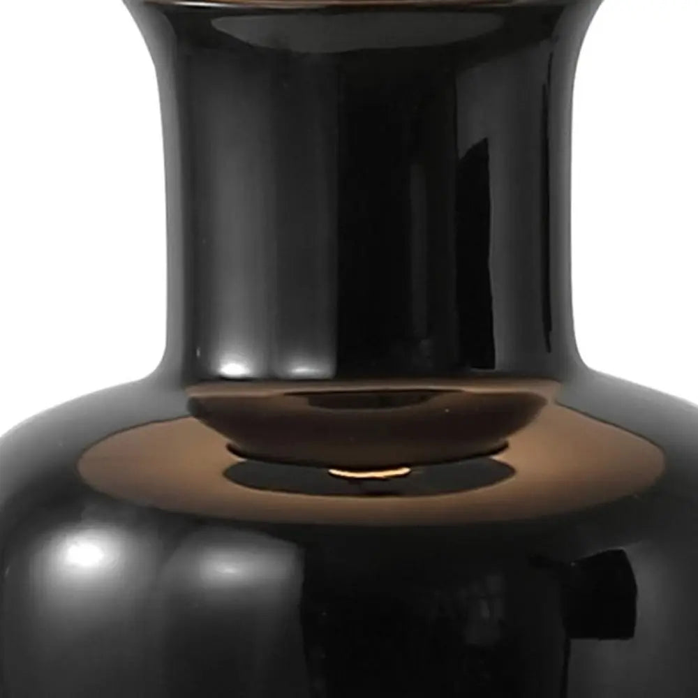 29" Gold Urn Table Lamp LED With Drum Shade HomeRoots