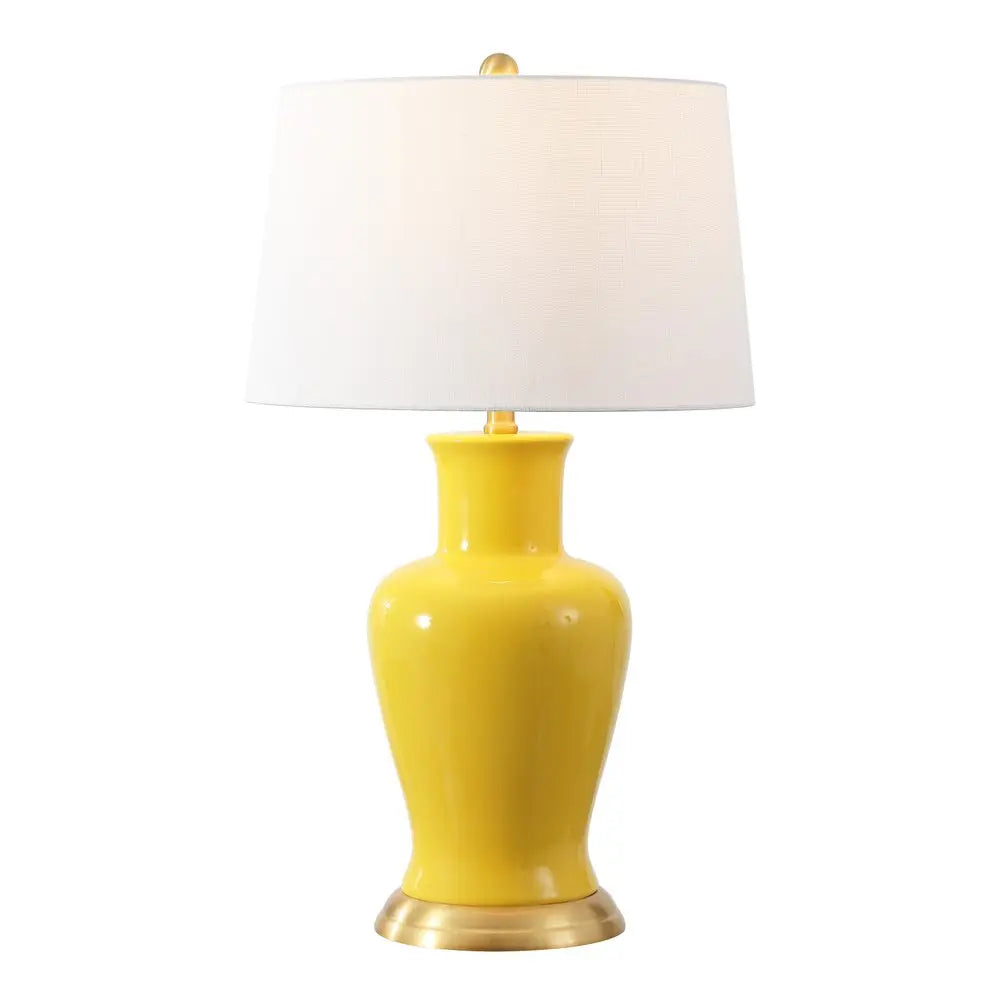 29" Gold Urn Table Lamp LED With Drum Shade HomeRoots