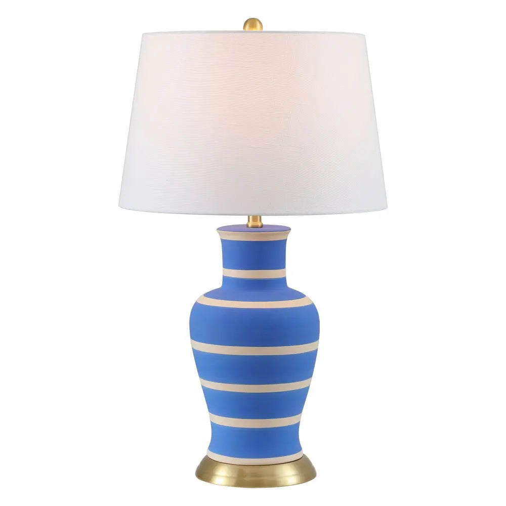 29" Gold Urn Table Lamp LED With Drum Shade HomeRoots