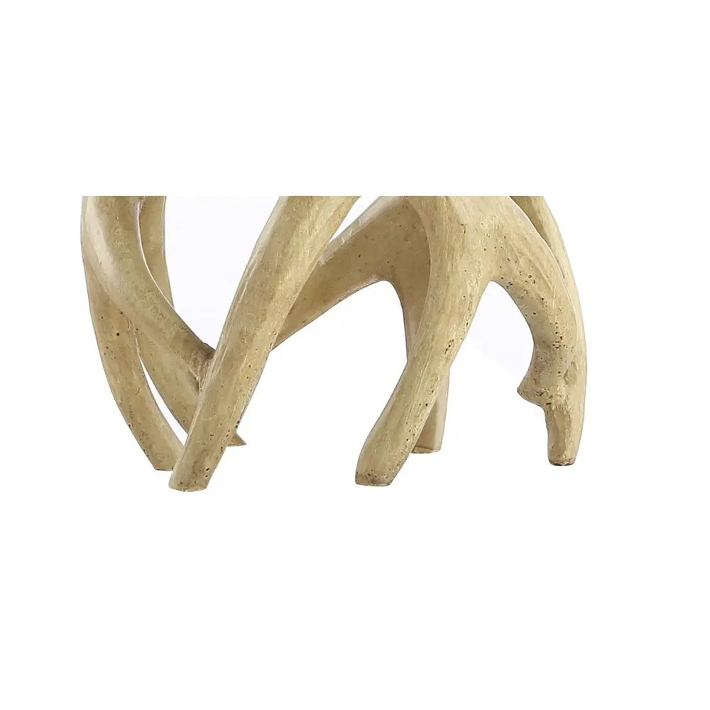 19" Brown Novelty Table Lamp LED With Globe Shade HomeRoots