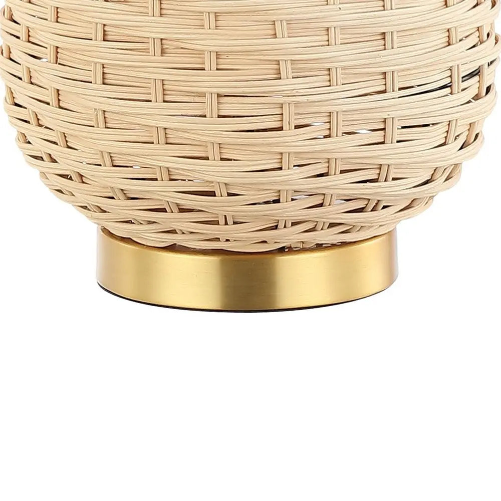 25" Gold Urn Table Lamp LED With Empire Shade HomeRoots