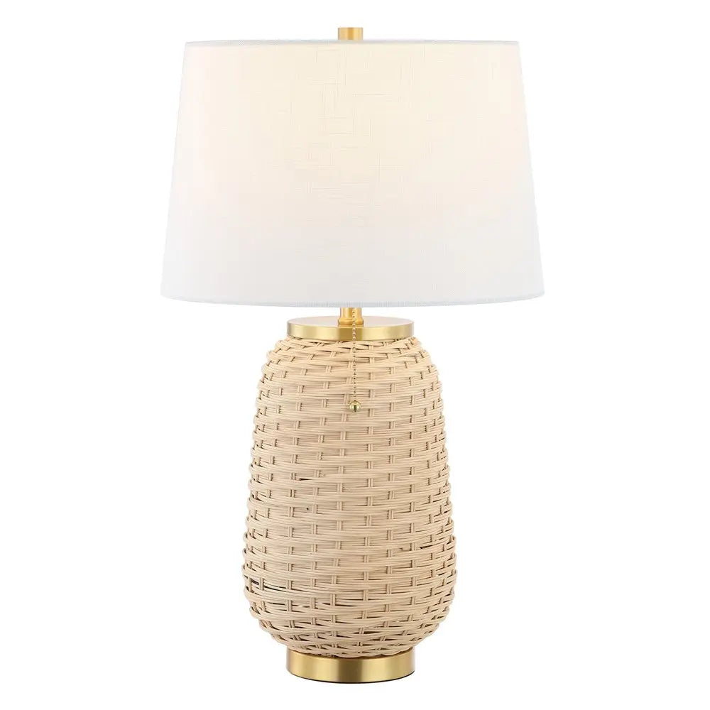 25" Gold Urn Table Lamp LED With Empire Shade HomeRoots