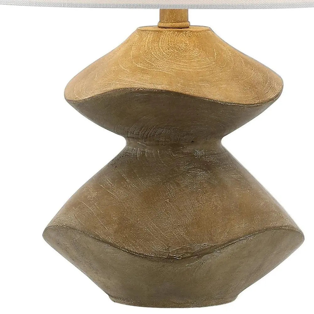 22" Clear Novelty Table Lamp LED With Empire Shade HomeRoots