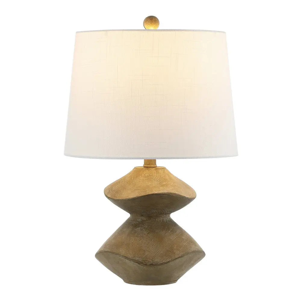 22" Clear Novelty Table Lamp LED With Empire Shade HomeRoots