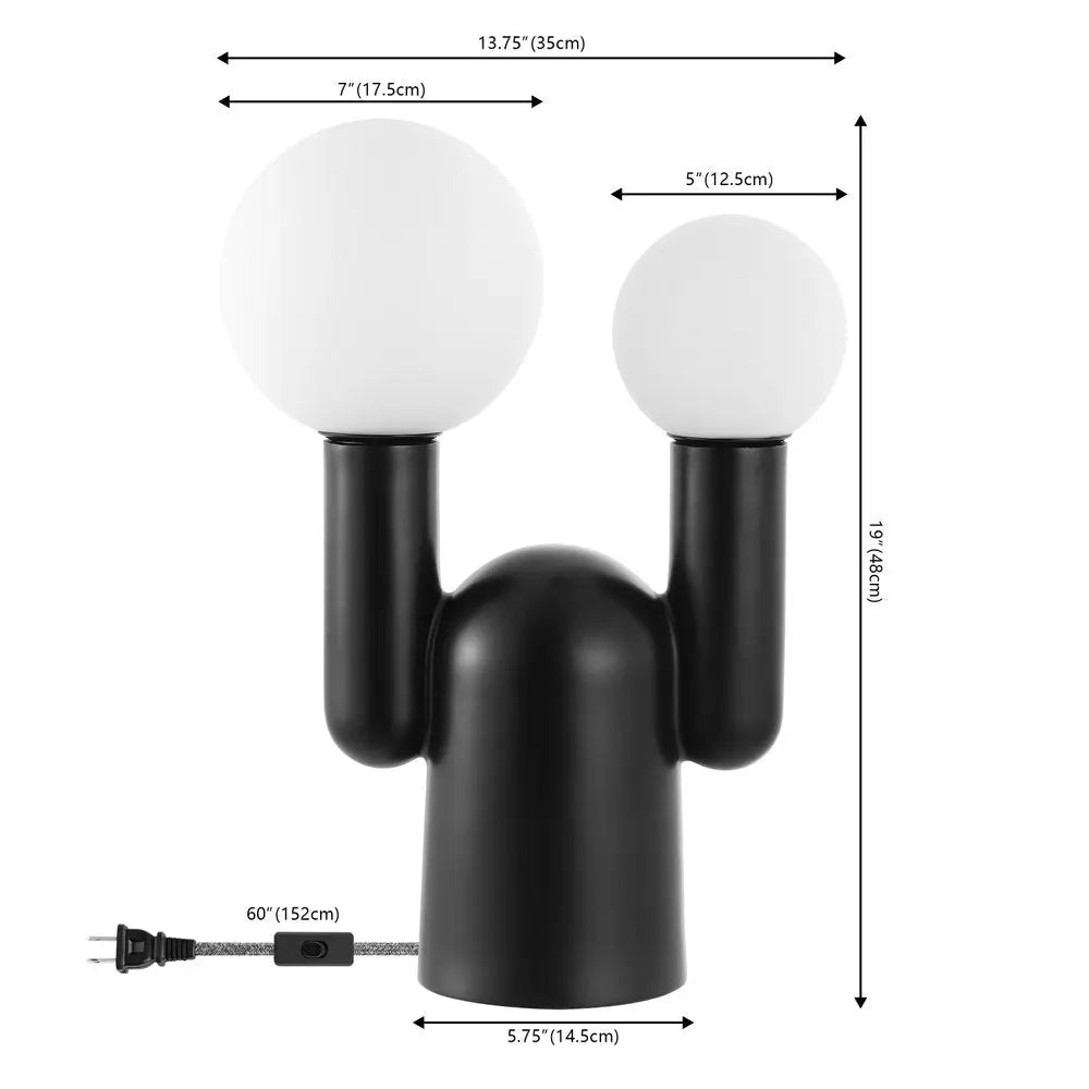 19" Clear Novelty Table Lamp LED HomeRoots