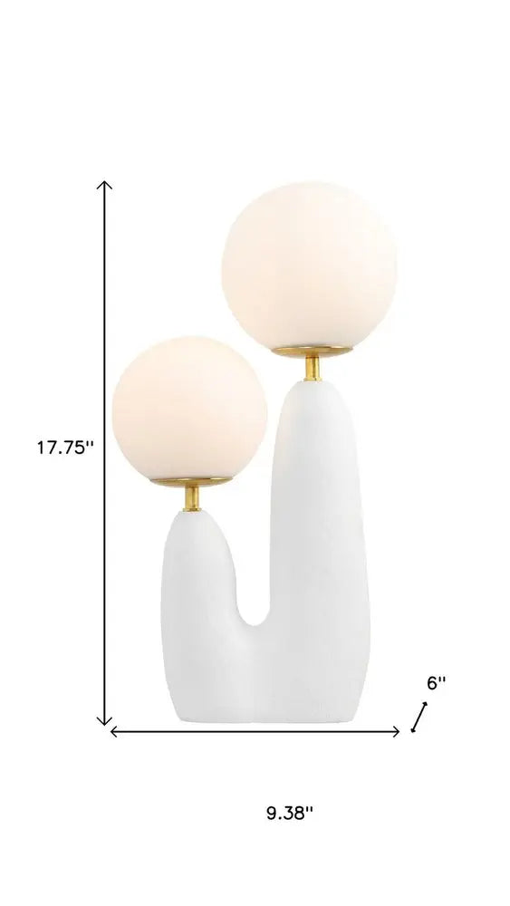 18" Clear Novelty Table Lamp LED HomeRoots