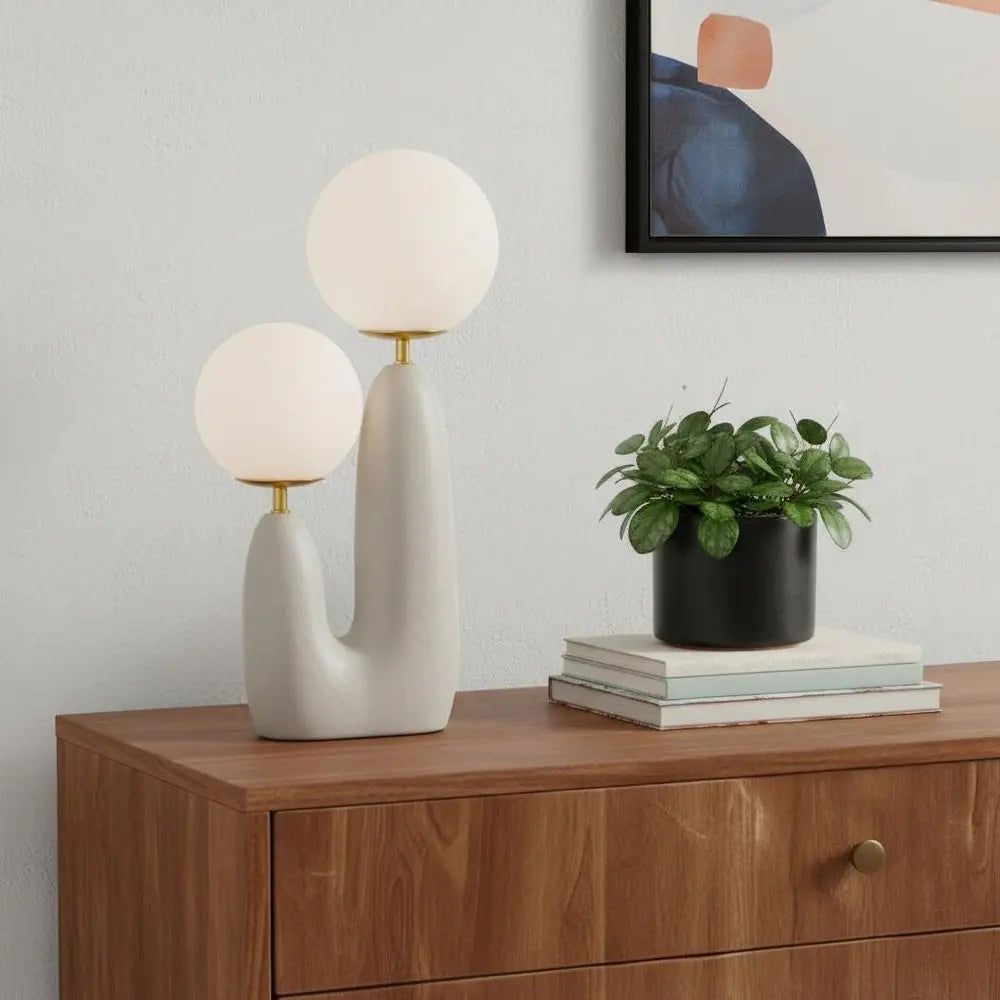 18" Clear Novelty Table Lamp LED HomeRoots