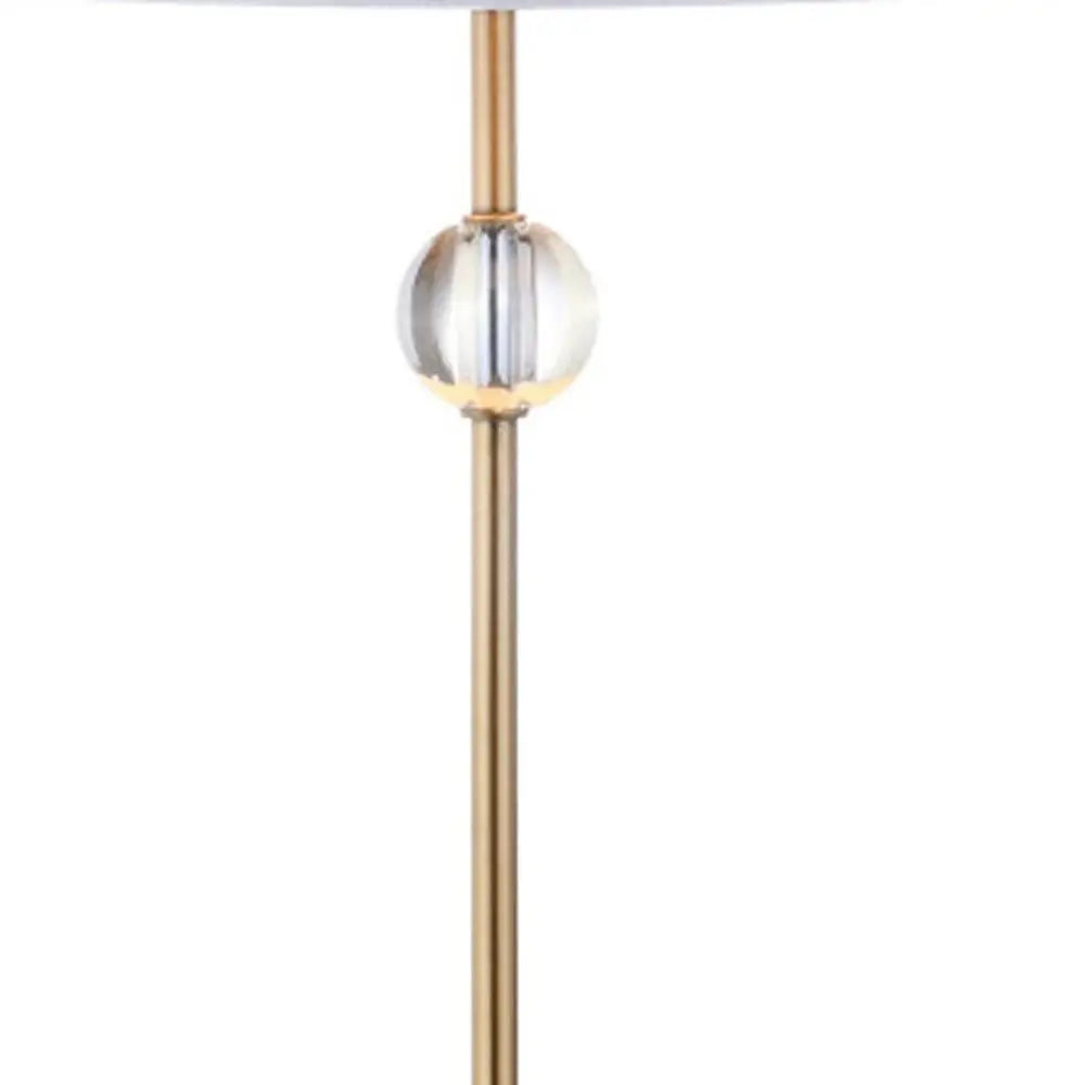 Set of Two 30" White Novelty Table Lamps LED With Drum Shades HomeRoots