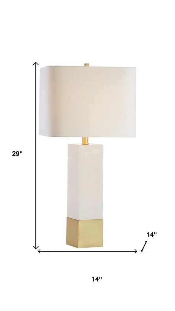 29" Gold Novelty Table Lamp LED With Shade HomeRoots