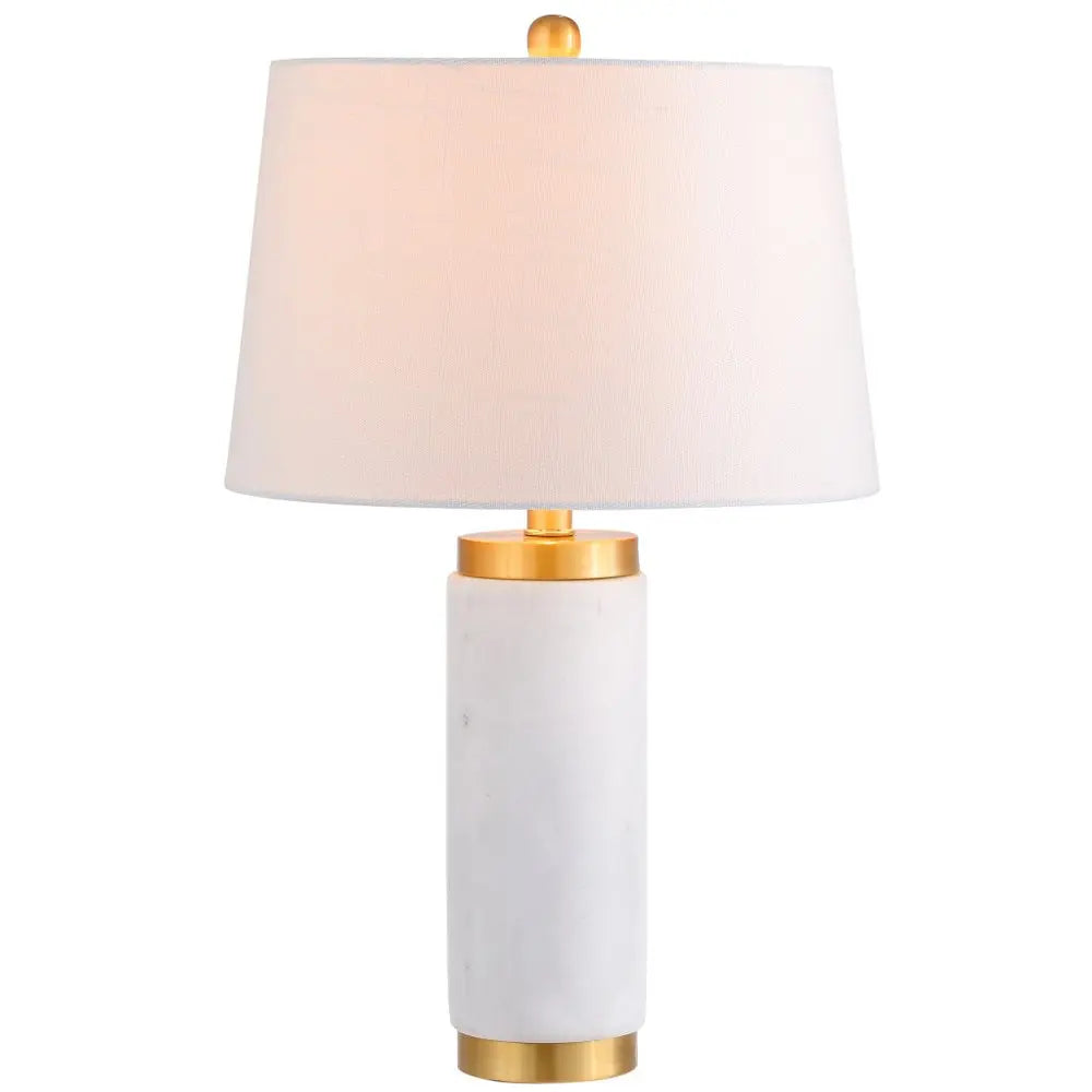 23" Gold Novelty Table Lamp LED With Drum Shade HomeRoots