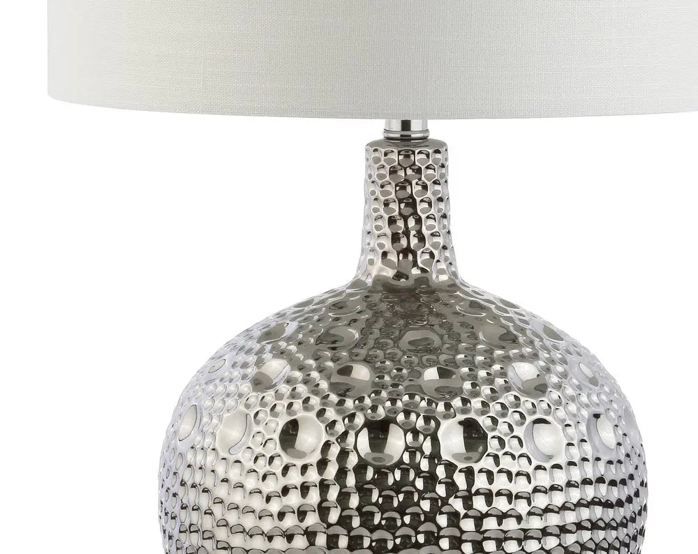 27" Clear Novelty Table Lamp LED With Drum Shade HomeRoots