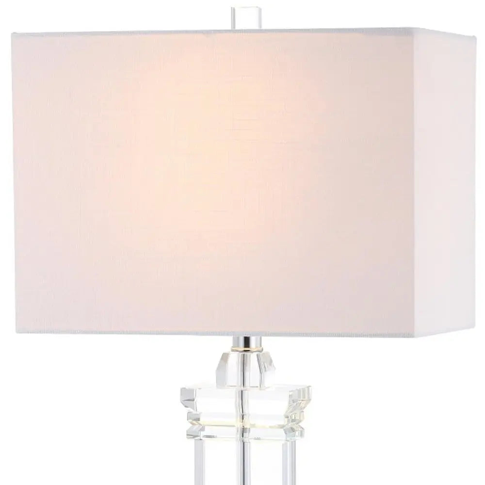 25" Clear Novelty Table Lamp LED With Shade HomeRoots