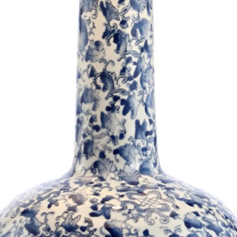 30" Gold Gourd Table Lamp LED With Empire Shade HomeRoots