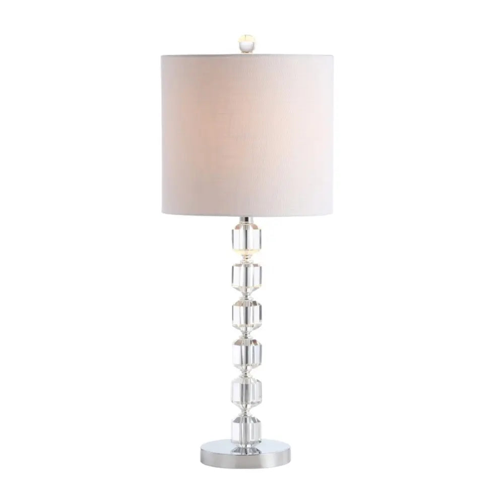 Set of Two 28" Silver Novelty Table Lamps LED With Globe Shades HomeRoots