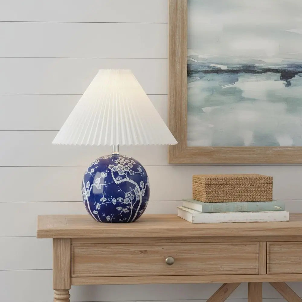 20" Clear Novelty Table Lamp LED With Cone Shade HomeRoots