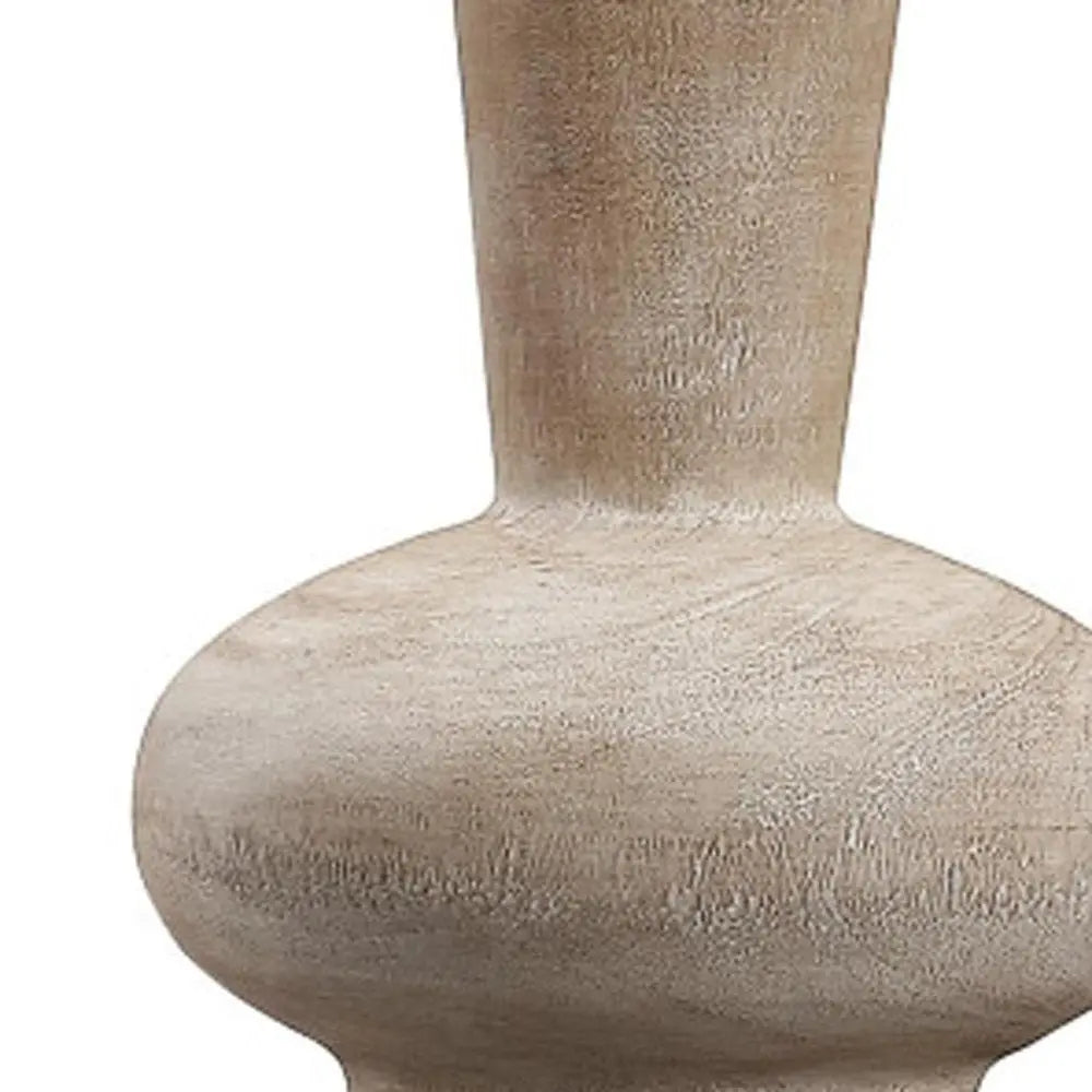 24" Clear Gourd Table Lamp LED With Drum Shade HomeRoots