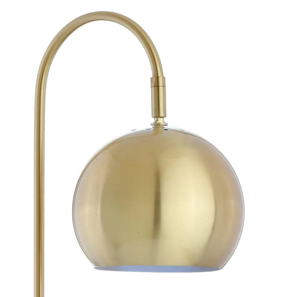 24" White Novelty Table Lamp LED With Globe Shade HomeRoots