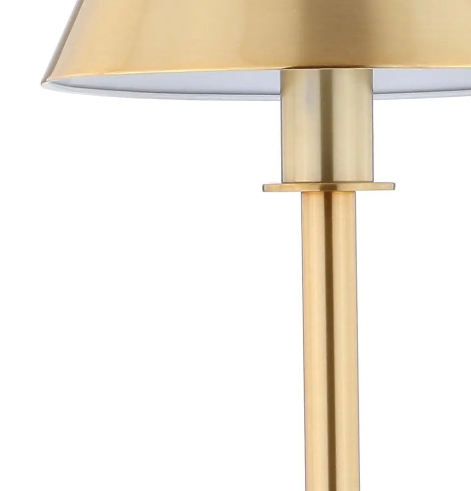 26" Gold Novelty Table Lamp LED With Drum Shade HomeRoots