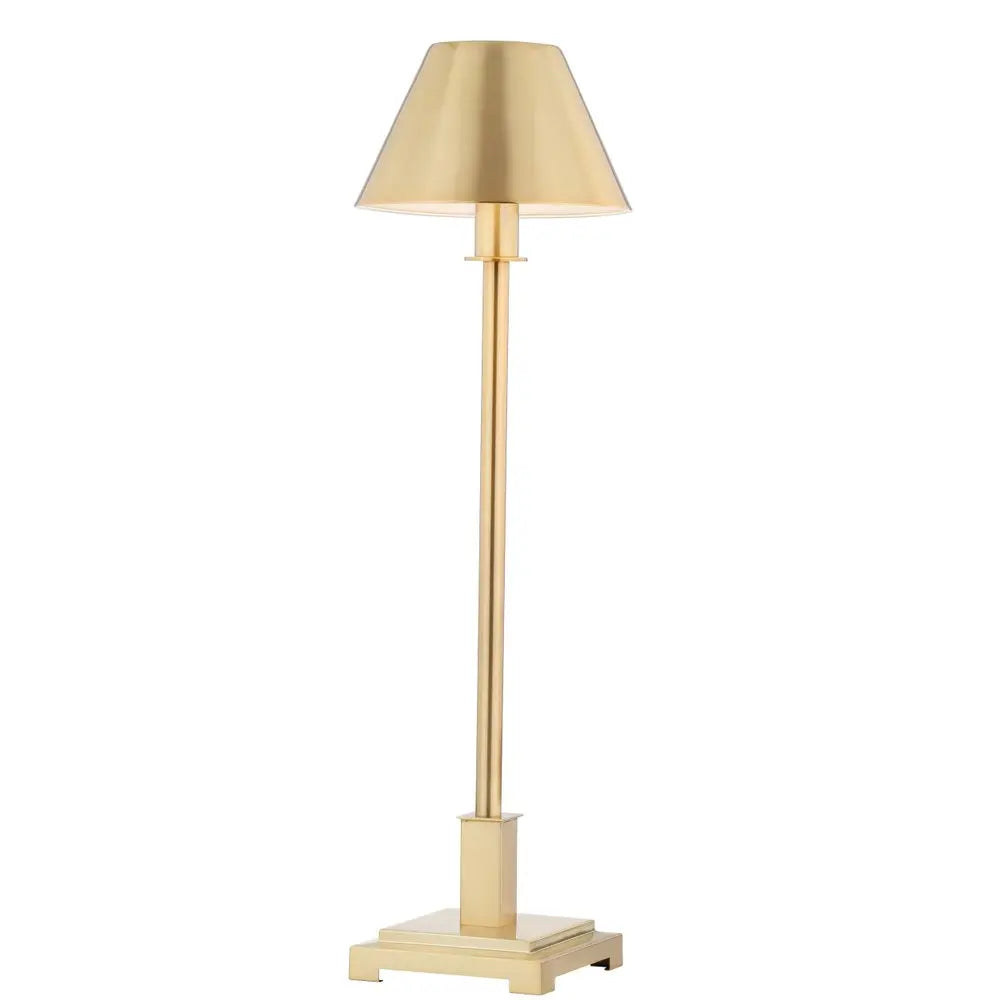 26" Gold Novelty Table Lamp LED With Drum Shade HomeRoots