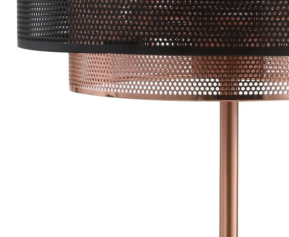 20" Copper Novelty Table Lamp LED With Globe Shade HomeRoots