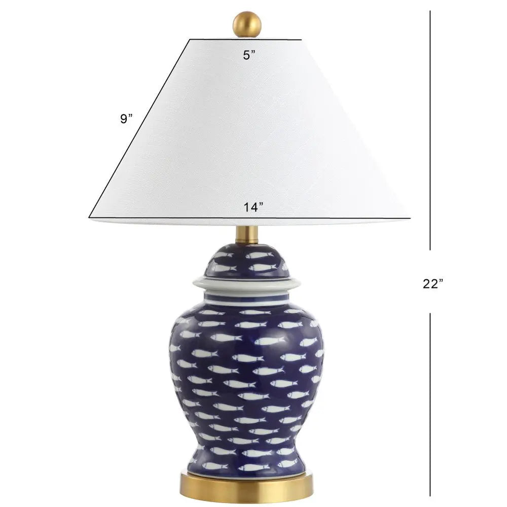 22" Gold Novelty Table Lamp LED With Globe Shade HomeRoots
