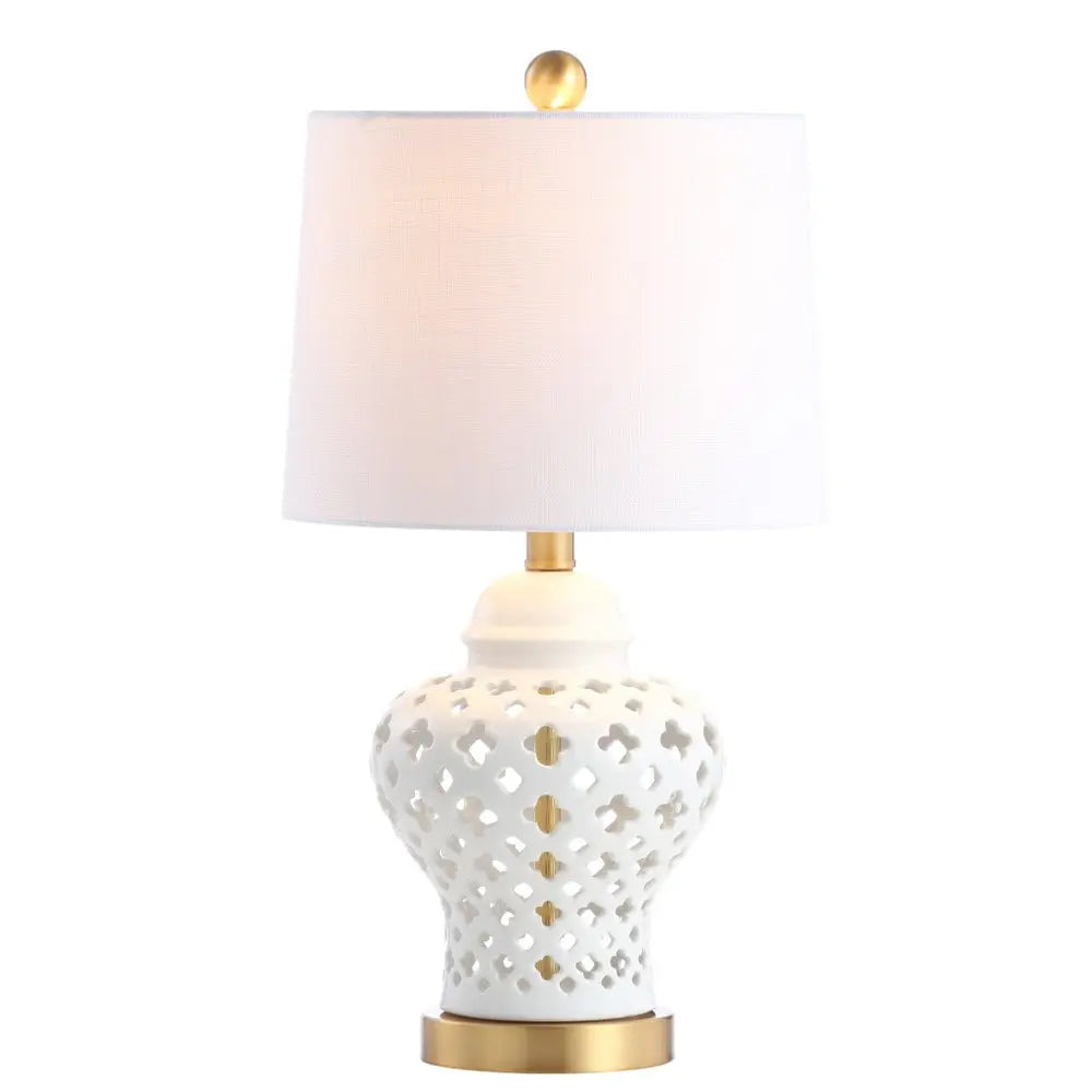 21" Gold Novelty Table Lamp LED With Globe Shade HomeRoots