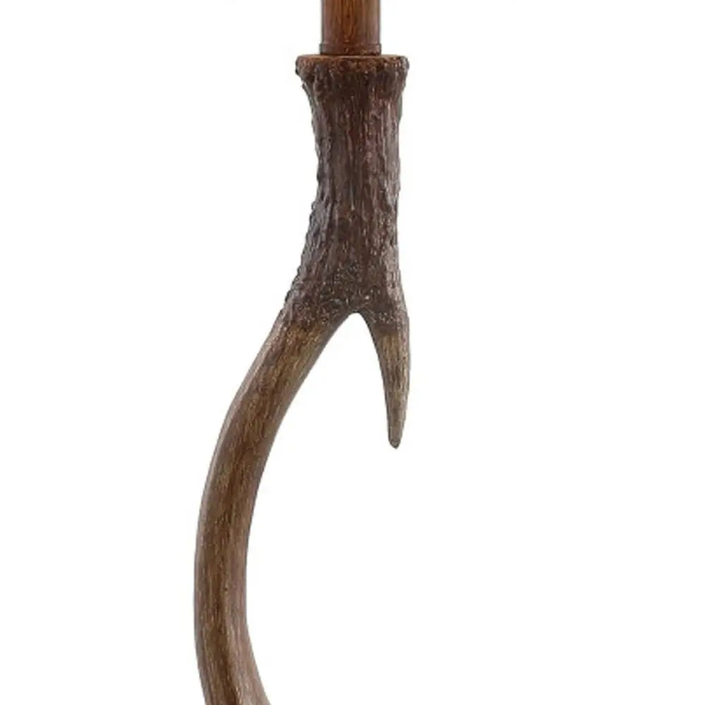 28" Brown Novelty Table Lamp LED With Globe Shade HomeRoots