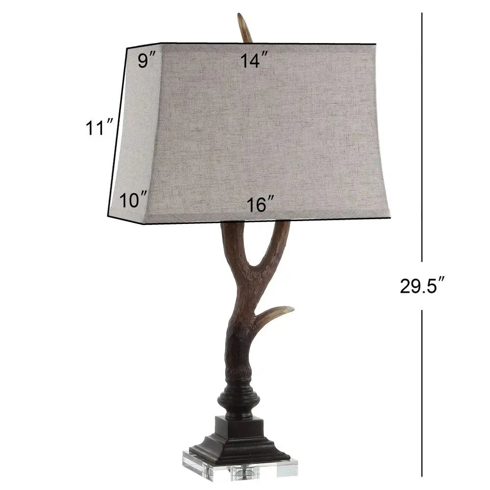30" Clear Novelty Table Lamp LED With Shade HomeRoots