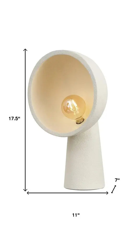 18" Clear Geometric Table Lamp LED With Globe Shade HomeRoots