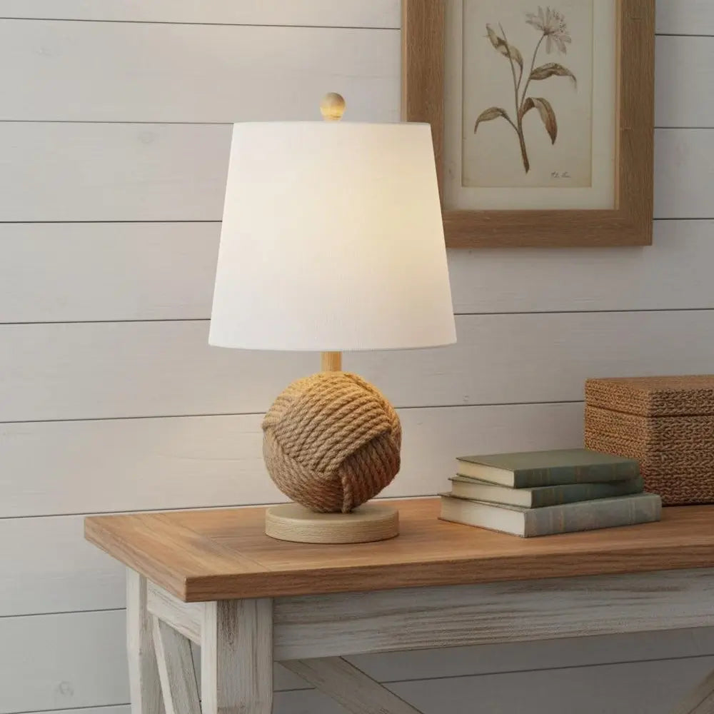 18" Clear Novelty Table Lamp LED With Globe Shade HomeRoots