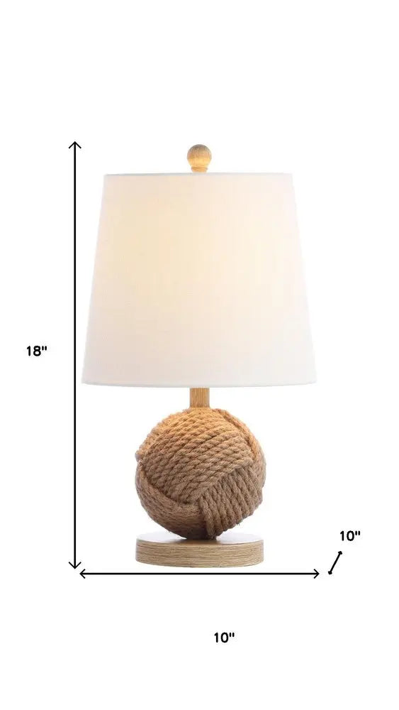 18" Clear Novelty Table Lamp LED With Globe Shade HomeRoots