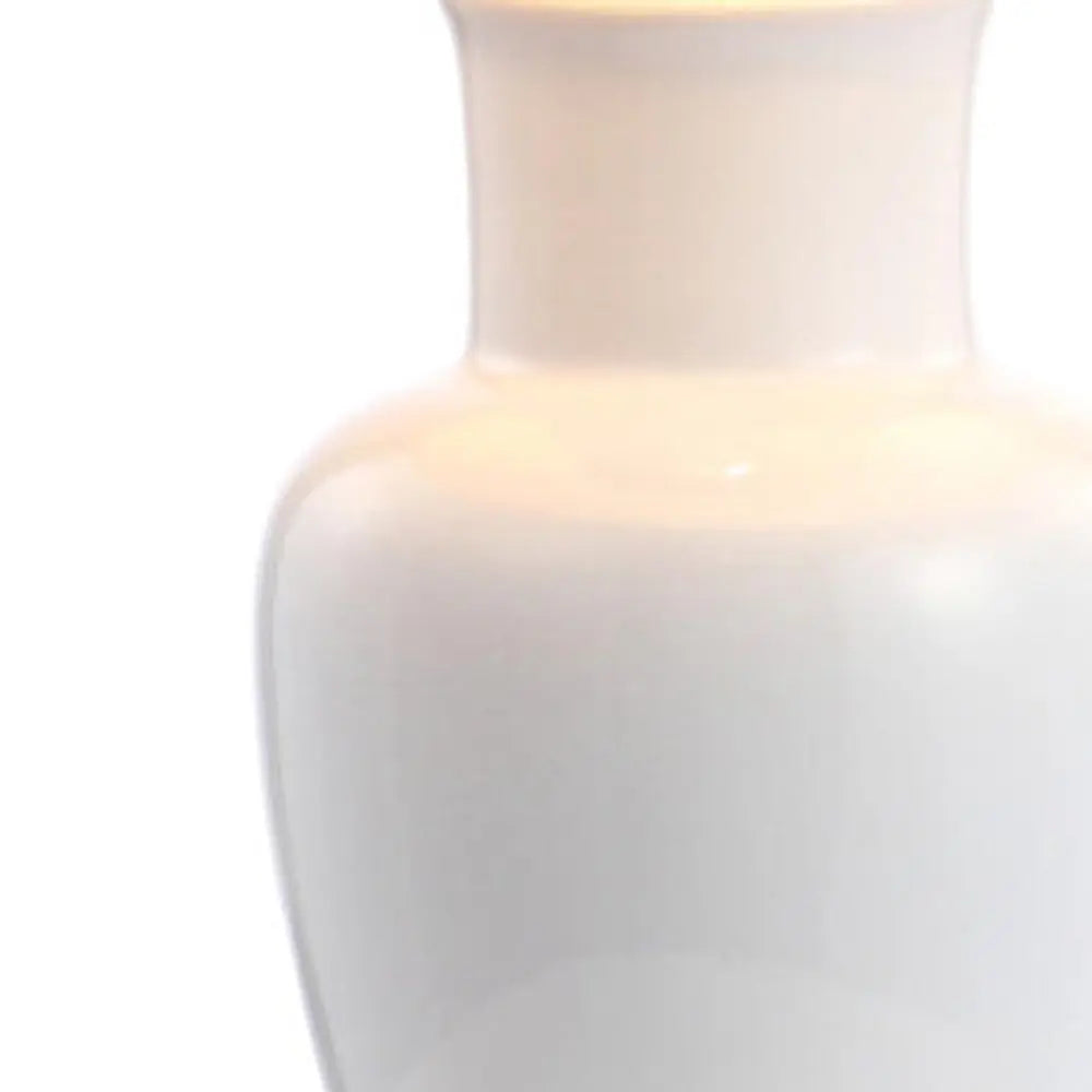 21" Gold Urn Table Lamp LED With Drum Shade HomeRoots