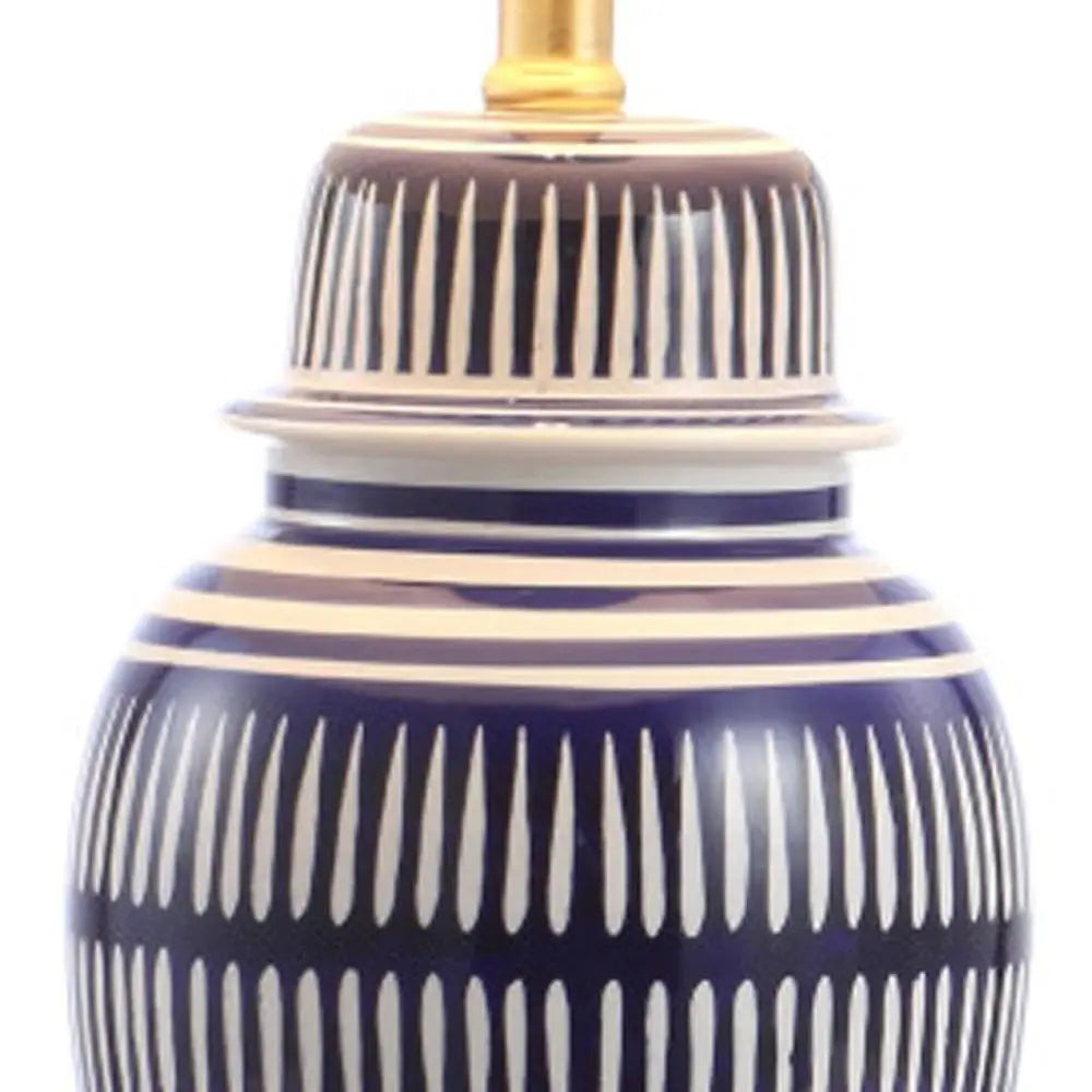 27" Gold Novelty Table Lamp LED With Empire Shade HomeRoots