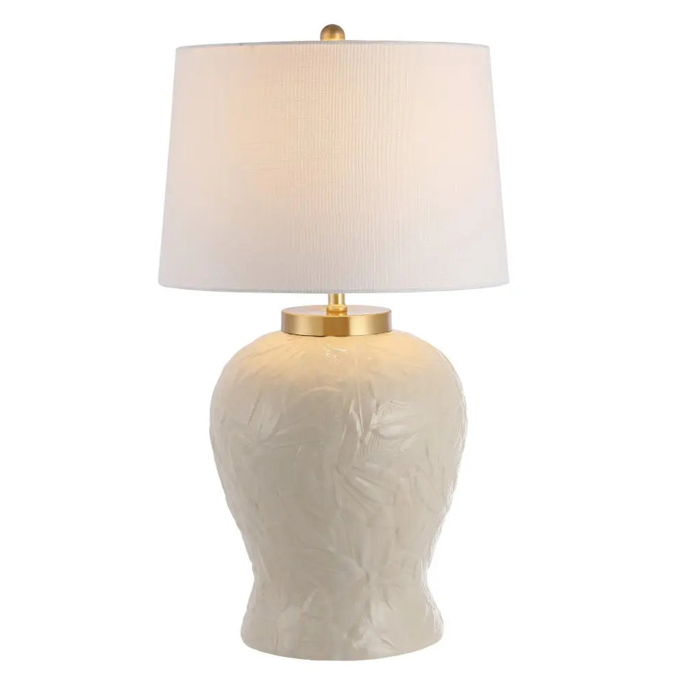 32" Clear Novelty Table Lamp LED With Empire Shade HomeRoots