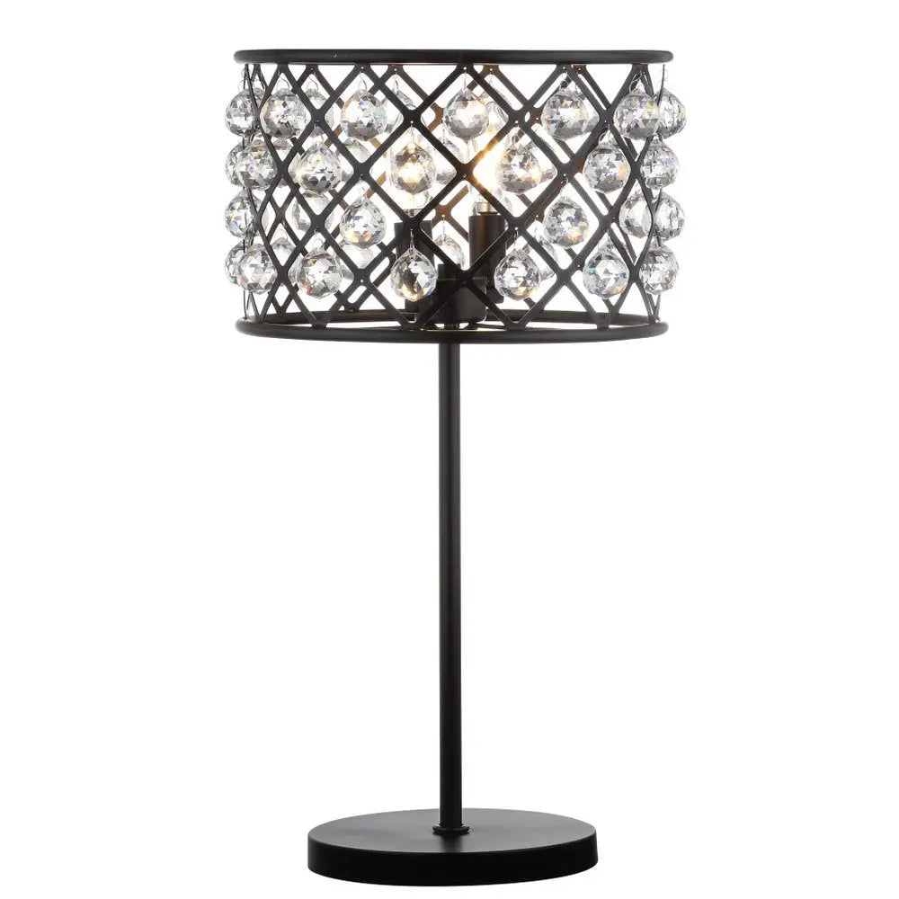 23" Antiqued Bronze Novelty Table Lamp LED With Globe Shade HomeRoots
