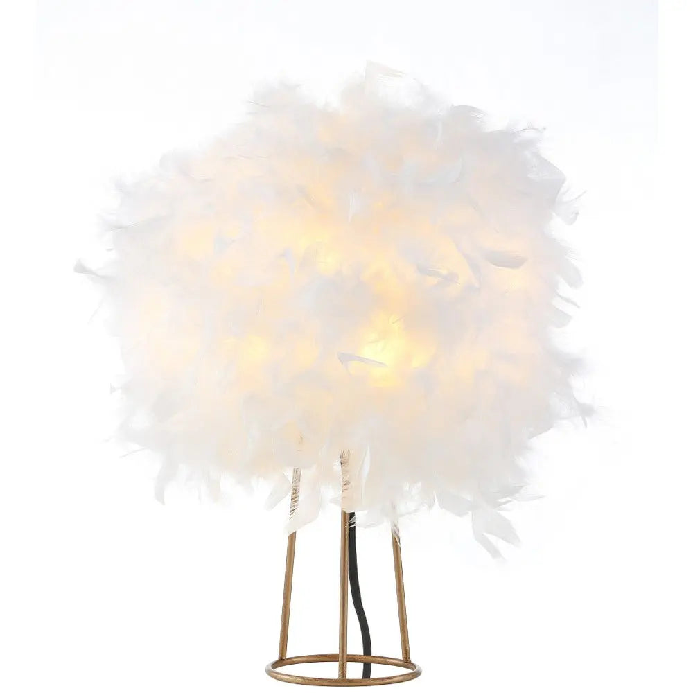 16" Gold Novelty Table Lamp LED HomeRoots