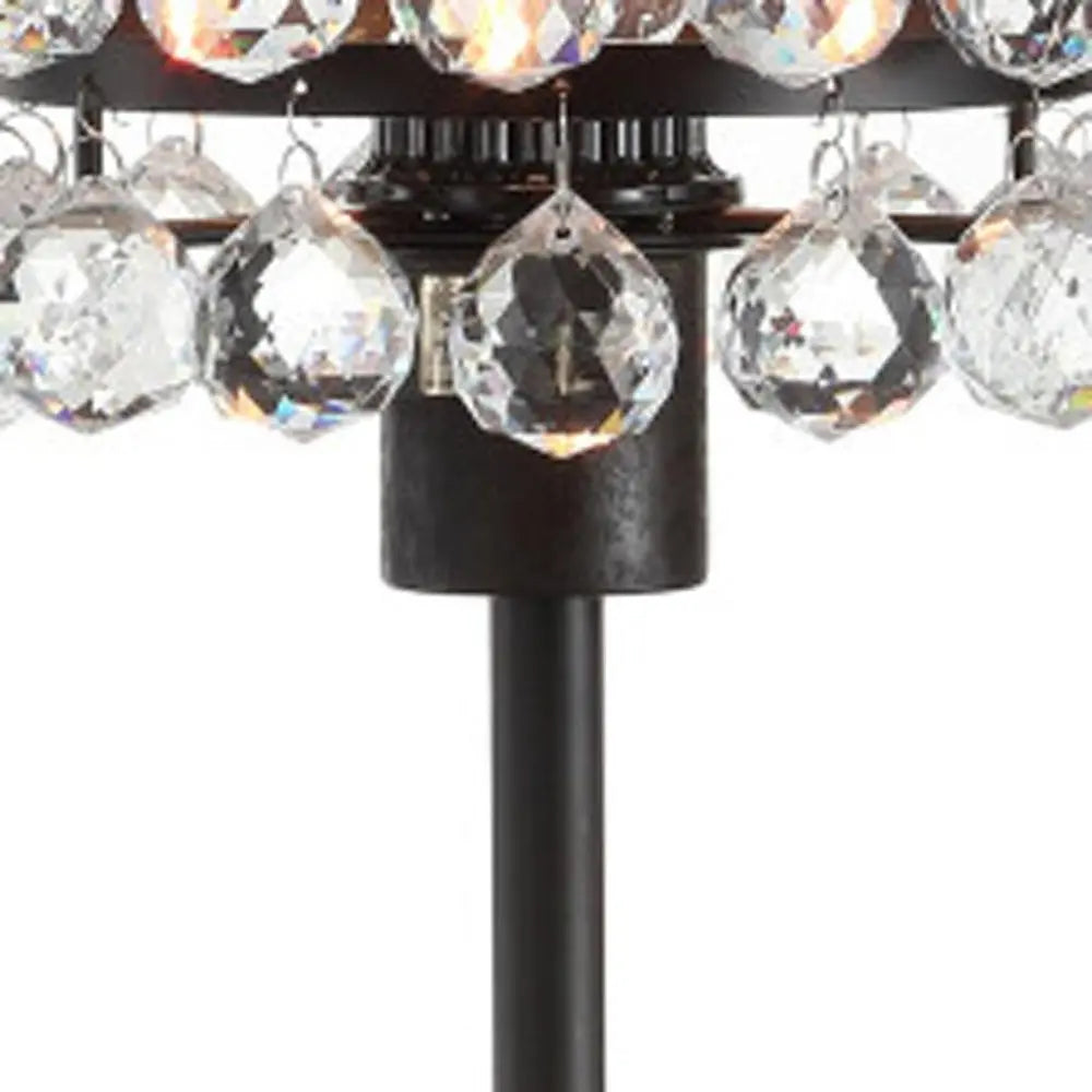 25" Bronze Novelty Table Lamp LED HomeRoots